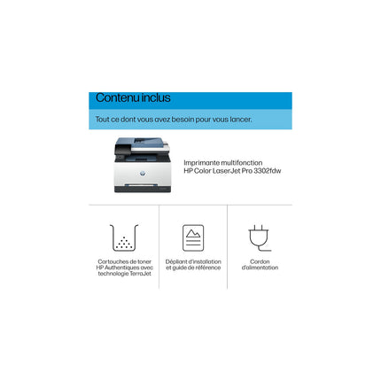 Imprimante multifonction HP Color LaserJetPro MFP