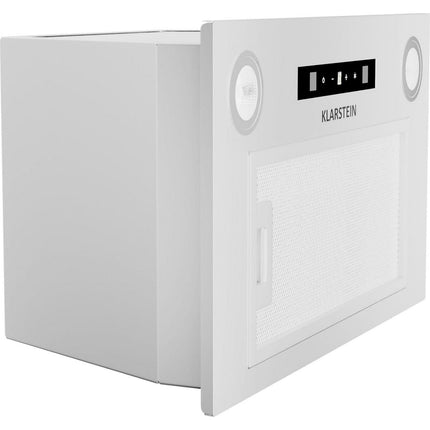 Hotte encastrable KLARSTEIN Paolo 52 cm encastrée 439 m³/h A++ blanc