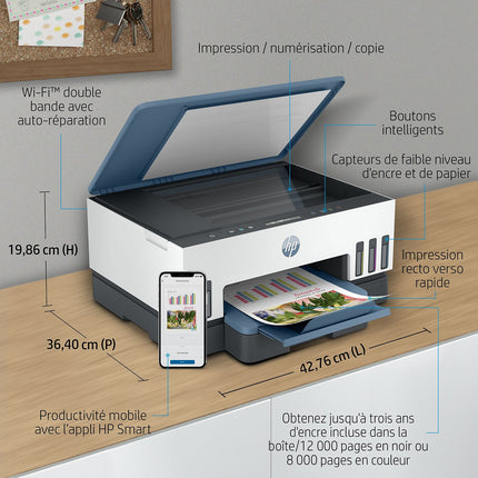 Imprimante jet d'encre HP Smart Tank