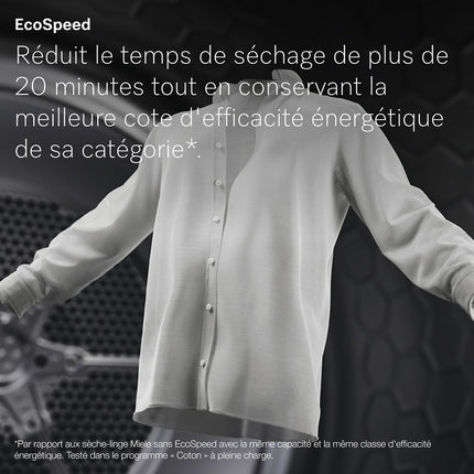 Sèche linge pompe à chaleur MIELE TSD 643 WP