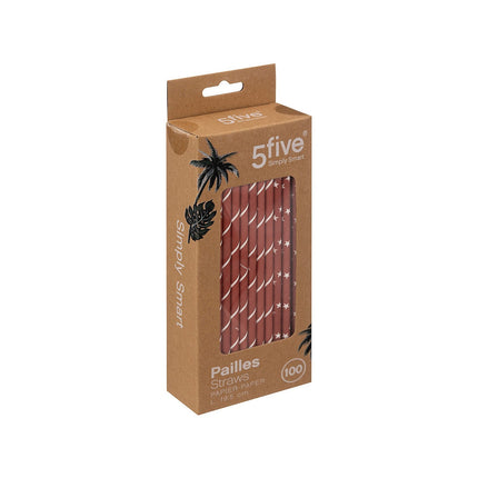 Paille 5FIVE x100 Papier Jangal