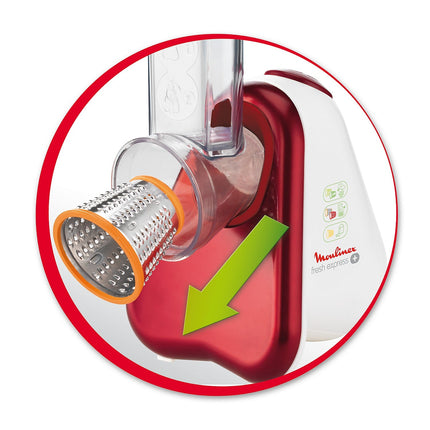 Râpe légumes électrique MOULINEX FRESH EXPRESS NECTAR 4en1 DJ764510
