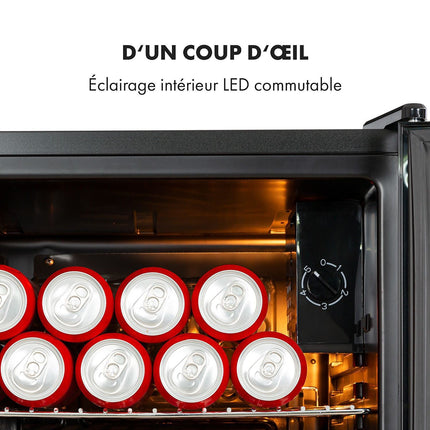 Réfrigérateur top KLARSTEIN Beersafe XXL 80L - Noir