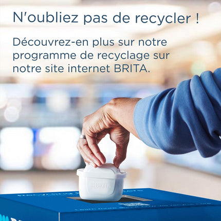 Carafe filtrante BRITA Essential XL blanche
