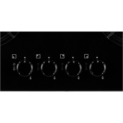 Plaque gaz ELECTROLUX EGT6242NVK/1 - 4 foyers Verre Noir