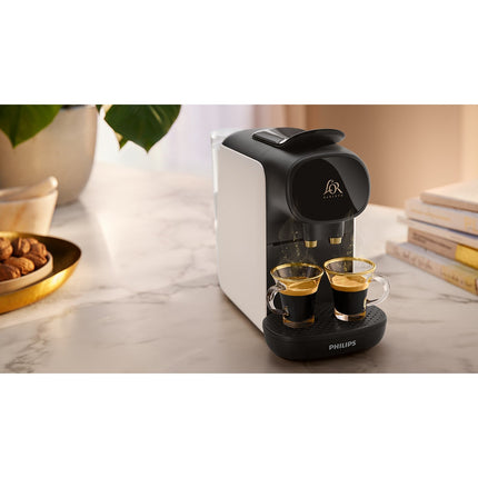 Cafetière à dosette PHILIPS LM9012/00 L'Or Sublime Blanc Satin