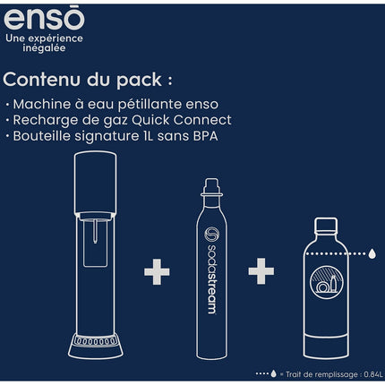 Machine à soda SODASTREAM ENSO noire