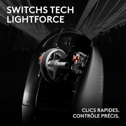 Souris Gamer Sans Fil LOGITECH Pro X superlight 2 compact Noir