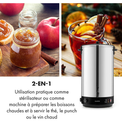 Stérilisateur de bocaux KLARSTEIN KonfiStar 60 2500W Reconditionné