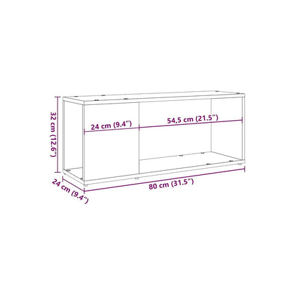 Meuble TV HELLOSHOP26 Meuble TV design moderne rangement 80 x