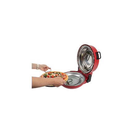 Four à pizza électrique CLATRONIC PM3787-Rouge