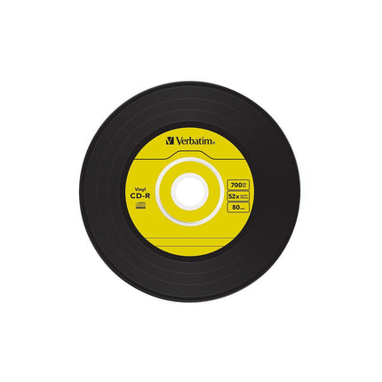 CD vierge VERBATIM CD-R Data Vinyl 700MB 10PK Slim 52x