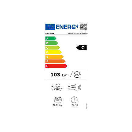 Sèche linge pompe à chaleur ELECTROLUX EWHI619G5BO