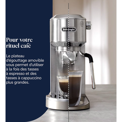 Machine à expresso DELONGHI EC890.M Dedica Duo Métal