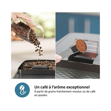 Expresso Broyeur PHILIPS LatteGo SilentBrew EP5547/90