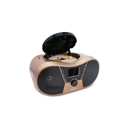 Radio CD MOOOV Lecteur CD Copper & Black avec radio FM,