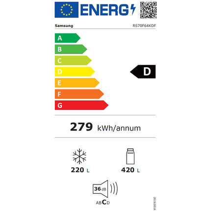 Réfrigérateur Américain SAMSUNG RS70F64KDT