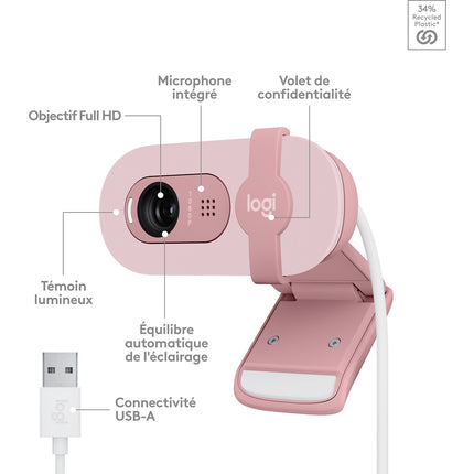 Webcam LOGITECH Brio 100 Full HD