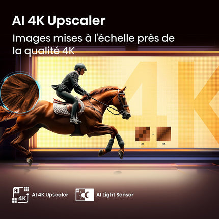 TV QLED HISENSE 65A7Q (2025) 65" (164 cm) 4K Ultra HD - Smart TV, caisson de basses intégré