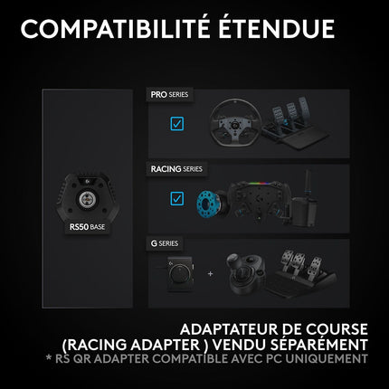 Volant LOGITECH G RS50 System Direct Drive pour PS/PC