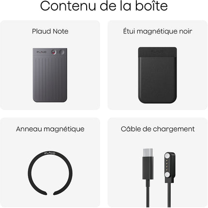 Dictaphone PLAUD Note Argent