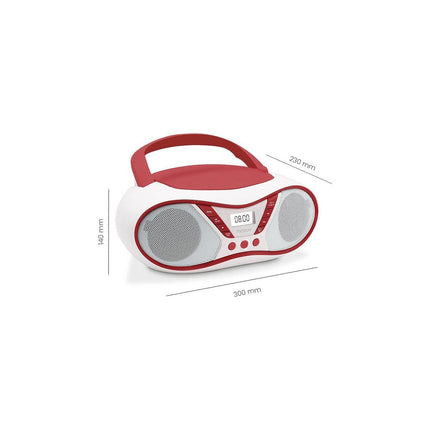 Radio CD MOOOV Lecteur CD Cherry avec radio FM et port