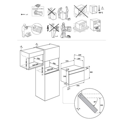 Micro ondes encastrable INDESIT IMK11X