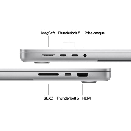 Ordinateur Apple MACBOOK Pro 16" Puce M4 Max CPU 16 / GPU 40 coeurs Mémoire RAM 48Go Stockage 1To SSD XDR