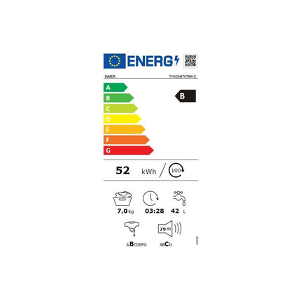 Lave linge top HAIER THASN476TM4-S