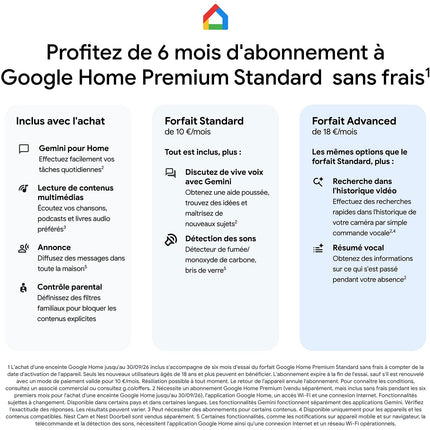 Assistant vocal GOOGLE Home Speaker Porcelaine