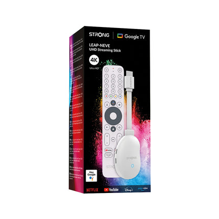 Passerelle multimédia STRONG LEAP-NEVE Stick Google TV 4K Chromecast