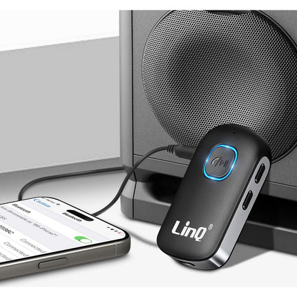 Transmetteur FM LINQ Audio Bluetooth Microphone Intégré Noir