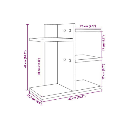 Armoire HELLOSHOP26 Organisateur armoire de bureau 42 x 21,5