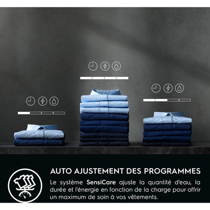 Lave linge séchant hublot encastrable AEG LWG88416BI