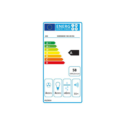 Hotte décorative murale AEG DKB5960HM