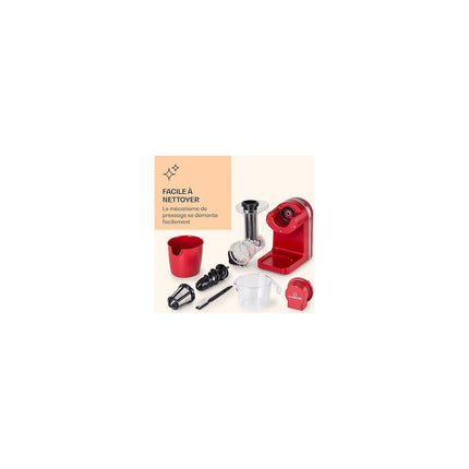 Extracteur de jus KLARSTEIN Bella Elegance - Rouge