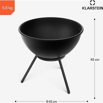 Brasero BLUMFELDT Fireball pare-étincelles 43cm Noir