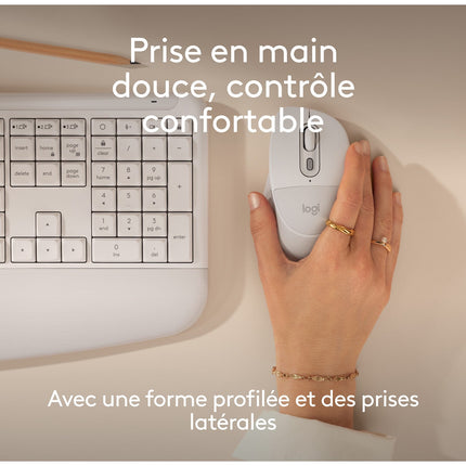 Souris sans fil LOGITECH M850 L OFFWHITE