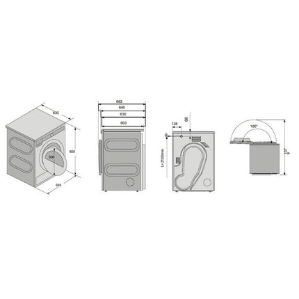 Sèche linge pompe à chaleur ASKO T309HCW