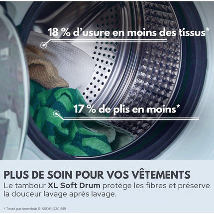 Lave linge séchant hublot CANDY BC4S485M4D8-S