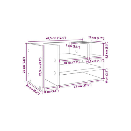 Armoire HELLOSHOP26 Organisateur armoire de bureau 44,5 x 24
