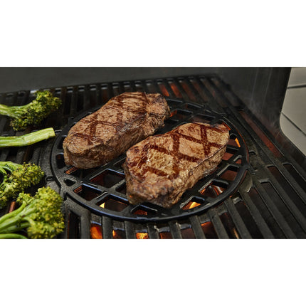 Barbecue gaz WEBER Genesis E-435W, sur chariot, 5 brûleurs dont 1 latéral, surface de cuisson 86 x 48 cm