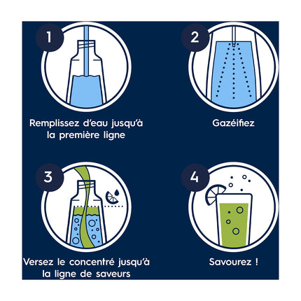 Bouteille SODASTREAM Carafe Verre 1L DUO
