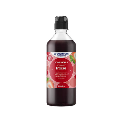 Concentré SODASTREAM saveur FRAISE sans sucres 440 ml