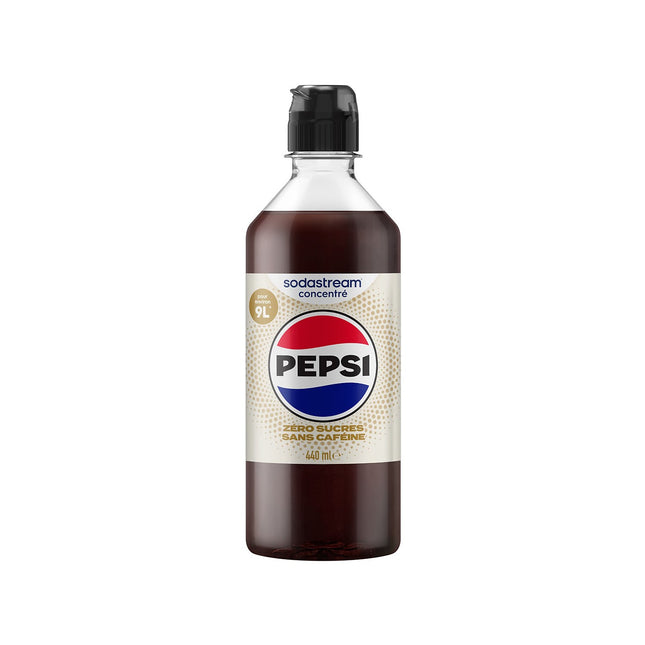 Concentré SODASTREAM Pepsi zéro caféine zéro sucres 440mL