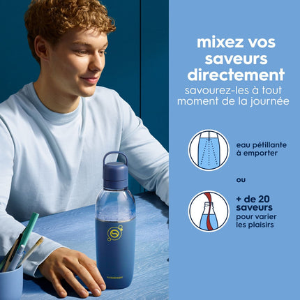 Bouteille isotherme SODASTREAM Fizz & Go EASY MIX bleue 0.7L