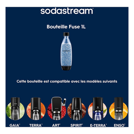 Bouteille SODASTREAM 1L Fuse Pepsi édition limitée