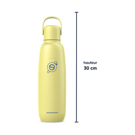 Bouteille isotherme SODASTREAM Fizz & Go Cool jaune citron 0.9L