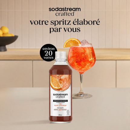 Concentré SODASTREAM mixer saveur Spritz sans alcool 330mL
