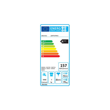 Lave linge top ELECTROLUX EWT1376 HL1 Reconditionné